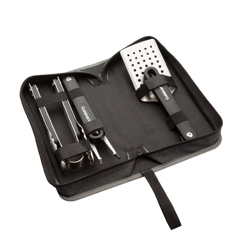 HCU Cuisinart 4-Piece Folding Grill Tool Set
