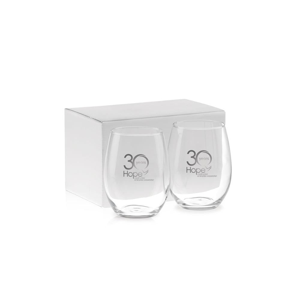 HOPE 30th Wine Glass Set