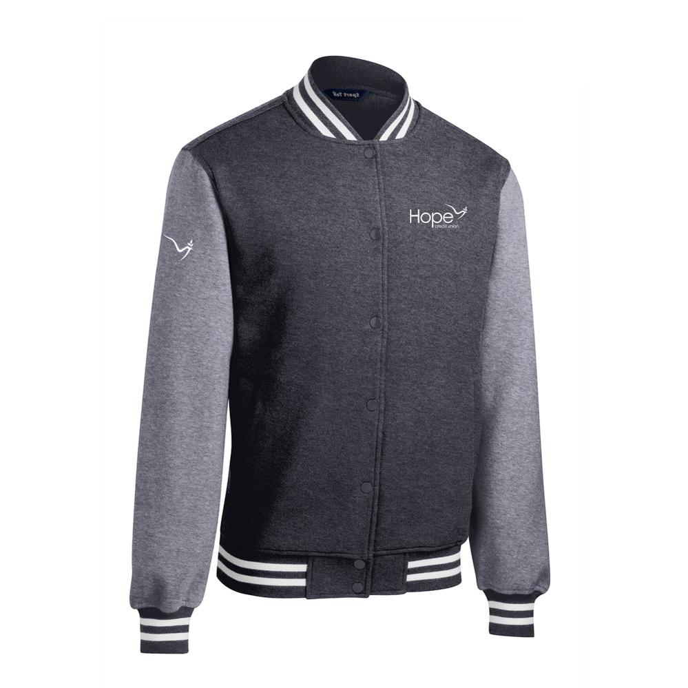 Hope Fleece Letterman Jacket