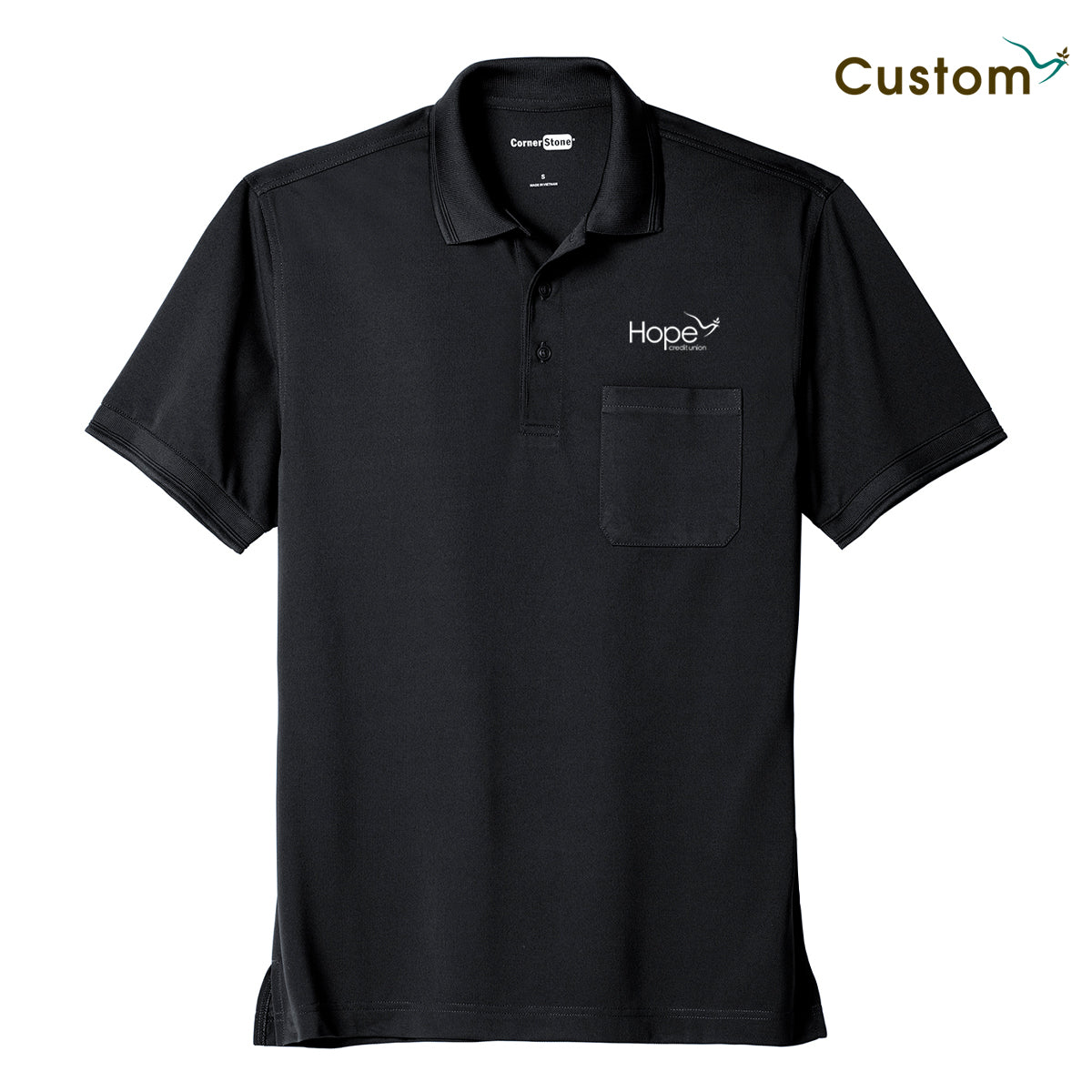 HOPE CornerStone® Industrial Snag-Proof Pique Pocket Polo