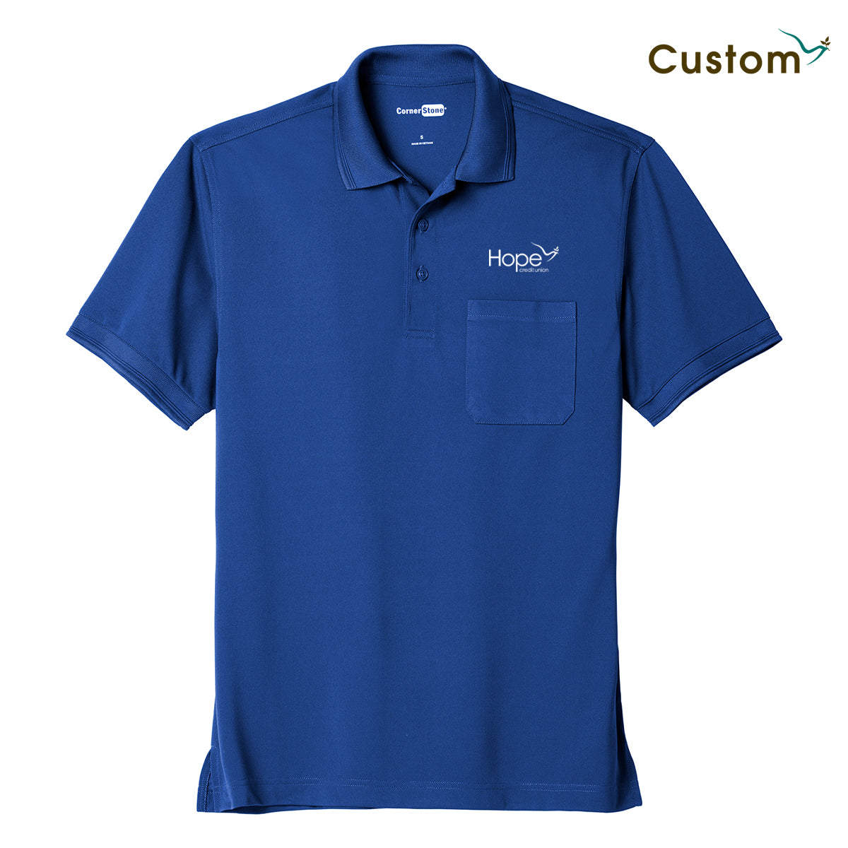 HOPE CornerStone® Industrial Snag-Proof Pique Pocket Polo