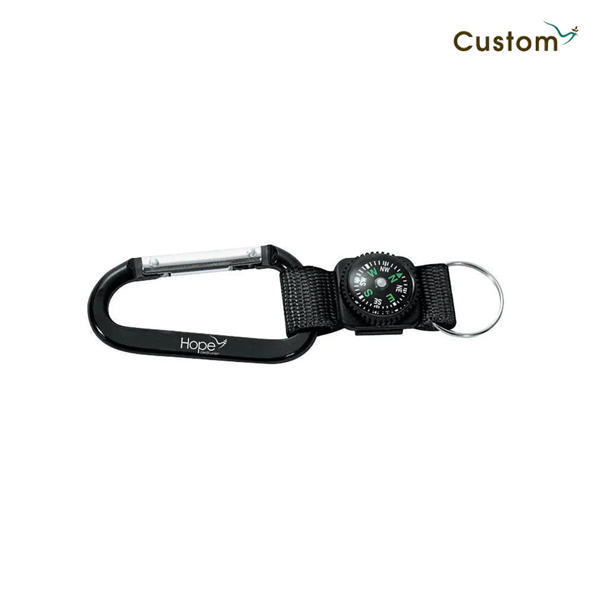 HOPE Busbee Carabiner with Compass