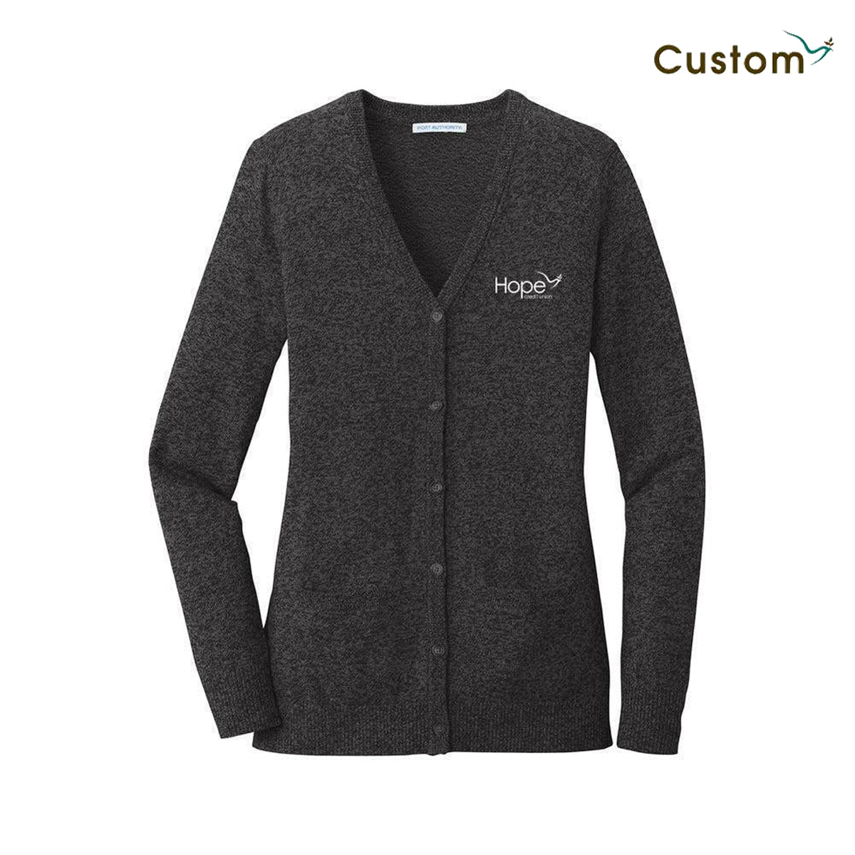 HOPE Ladies Marled Cardigan Sweater