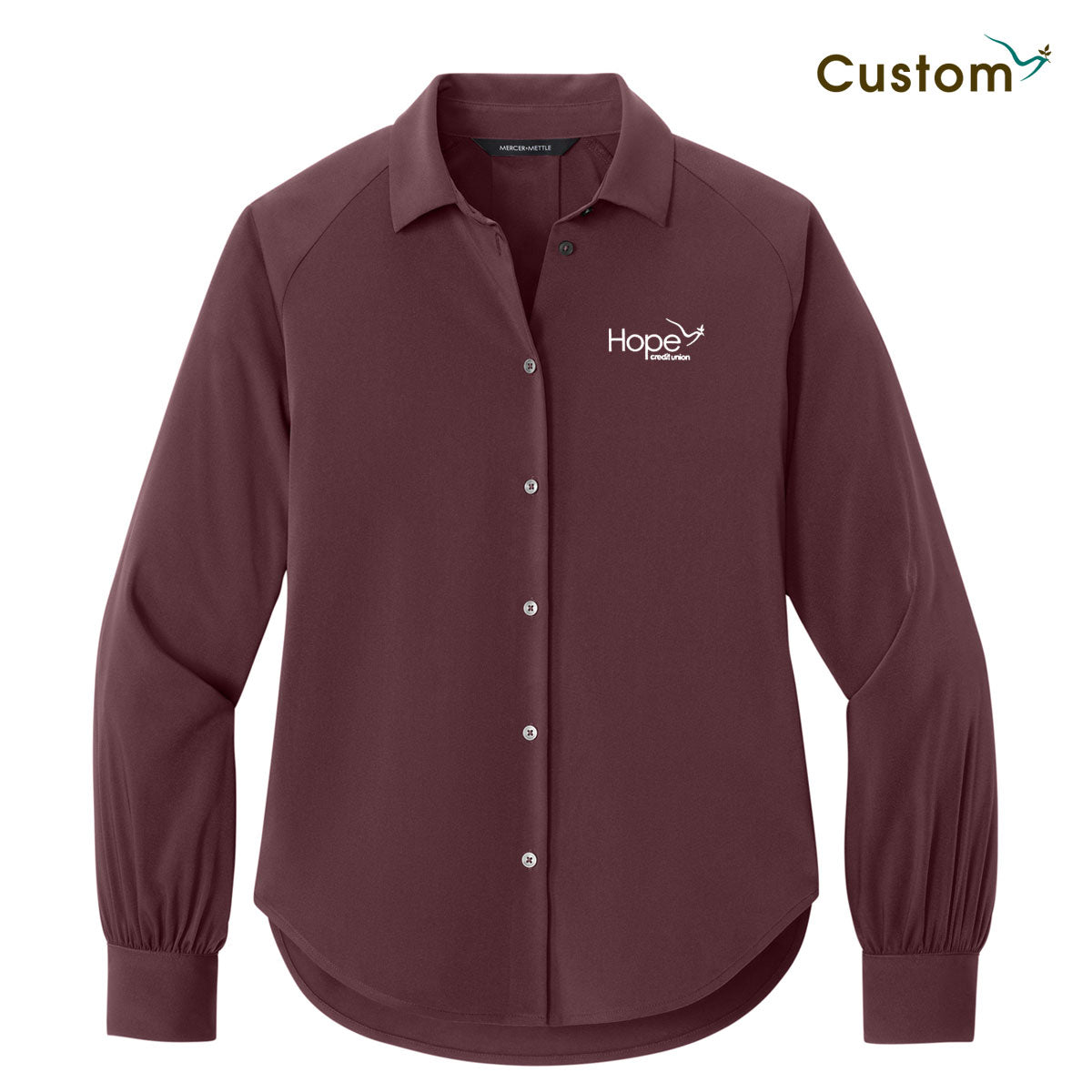 Hope Women’s Long Sleeve Button Up Blouse