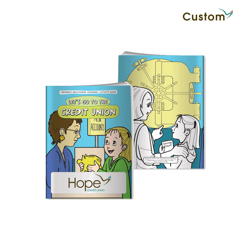 Hope's Let's Go to the Credit Union Coloring Book
