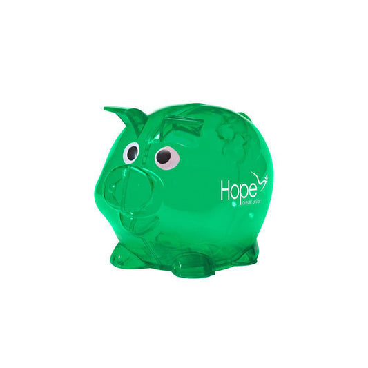 HCU Mini Plastic Piggy Bank