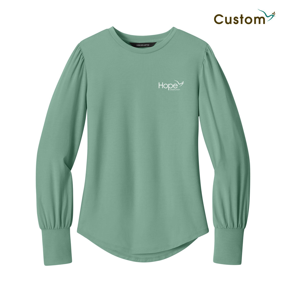HOPE Mercer+Mettle® Women’s Stretch Jersey Long Sleeve Blouson Top