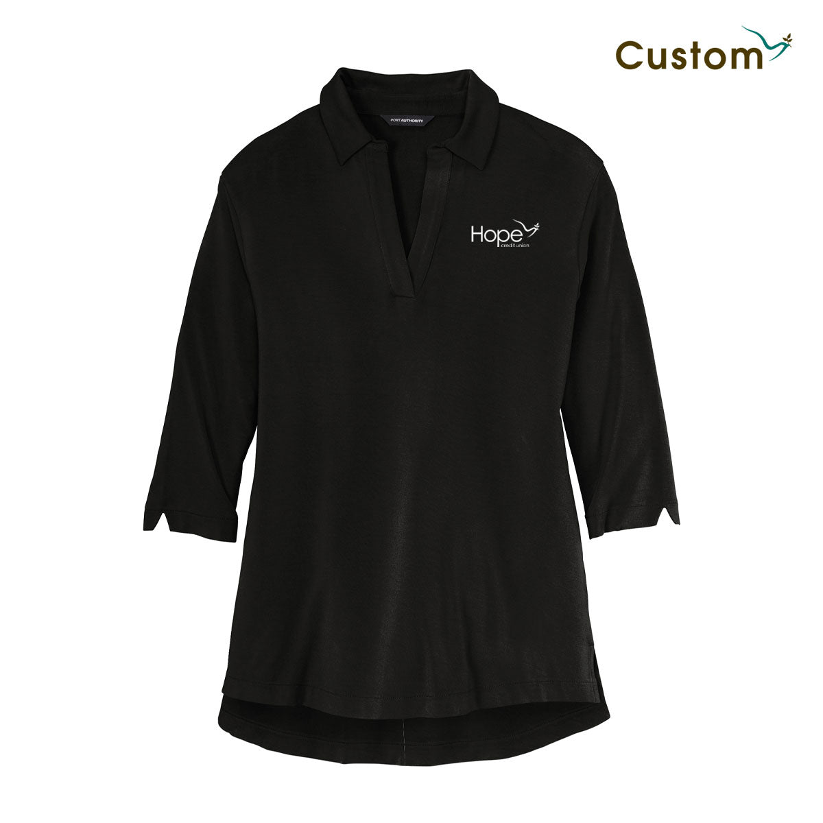 Luxe Knit Tunic Polo