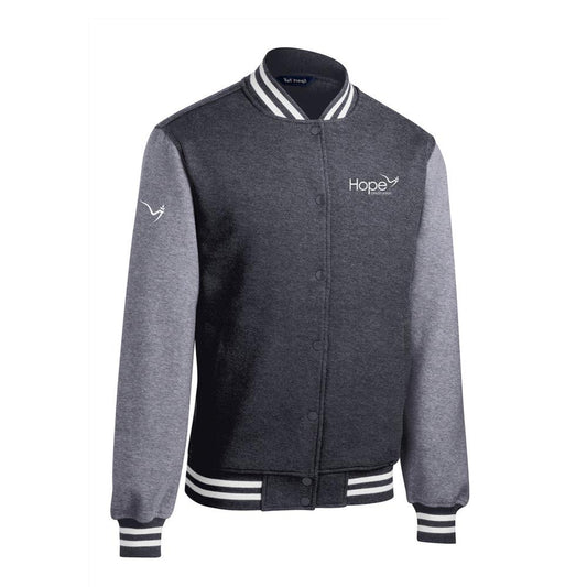Hope Fleece Letterman Jacket