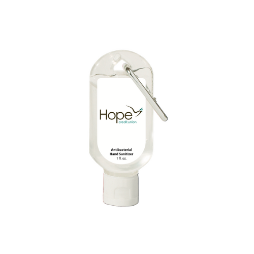 HCU 1oz Hand Sanitizer with Carabiner