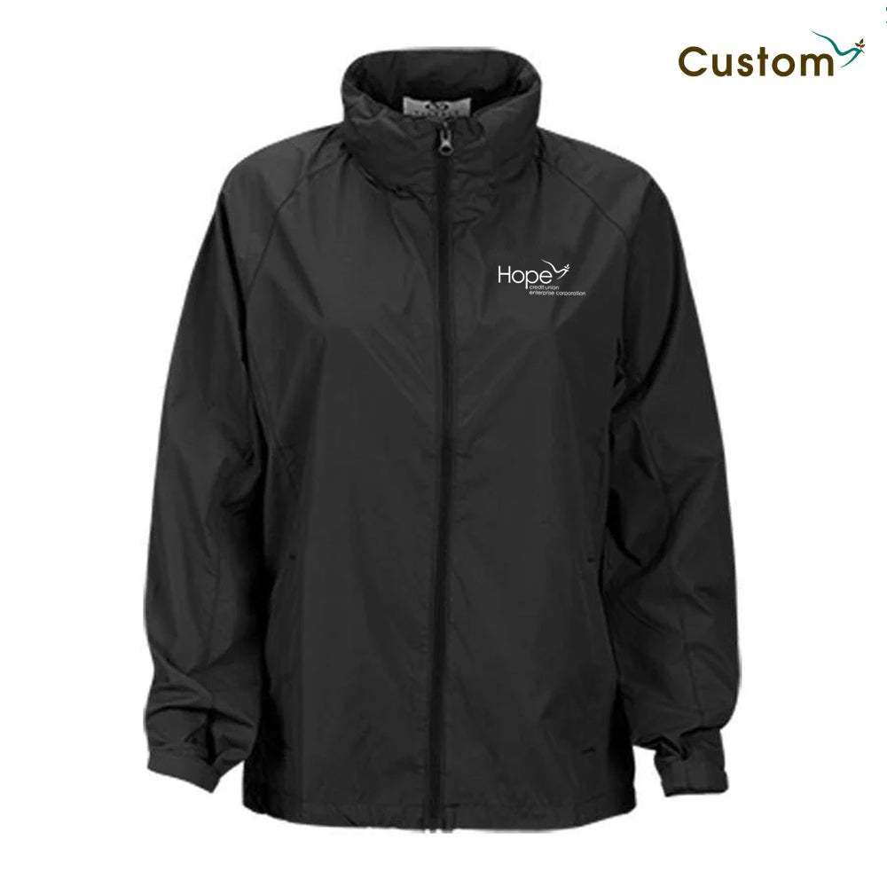 HCU Women's Full-Zip Lightweight Hooded Jacket