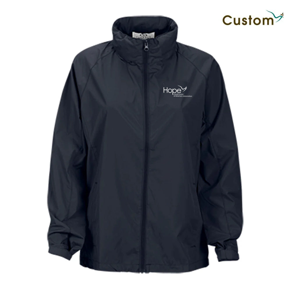 HCU Women's Full-Zip Lightweight Hooded Jacket