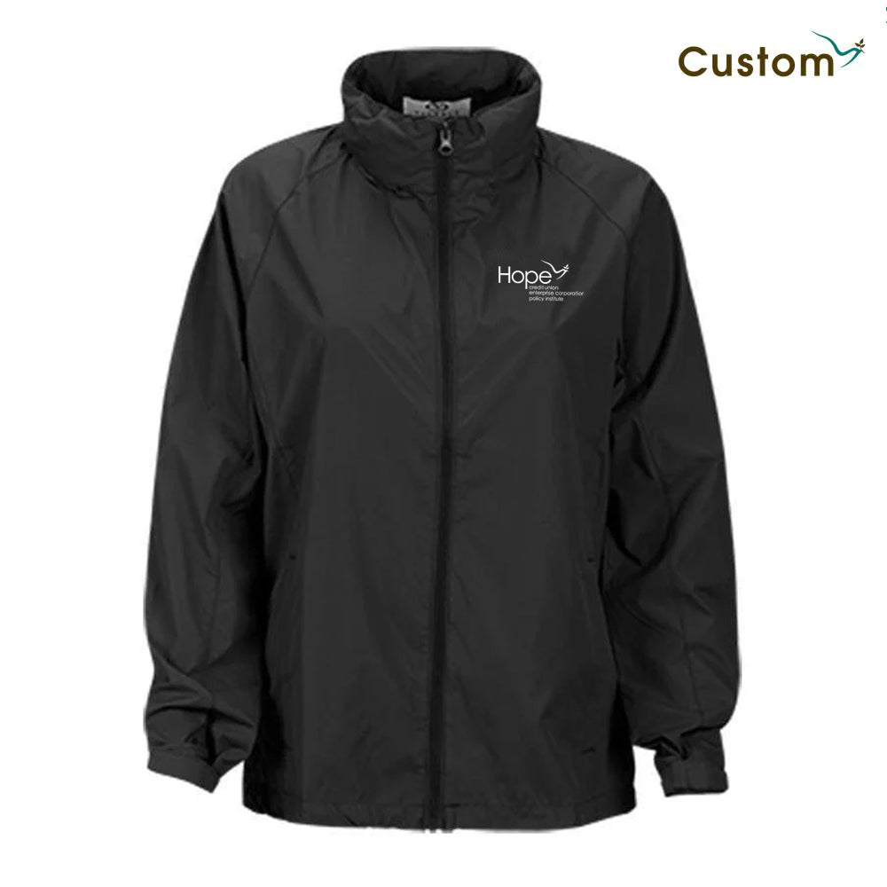 HCU Women's Full-Zip Lightweight Hooded Jacket