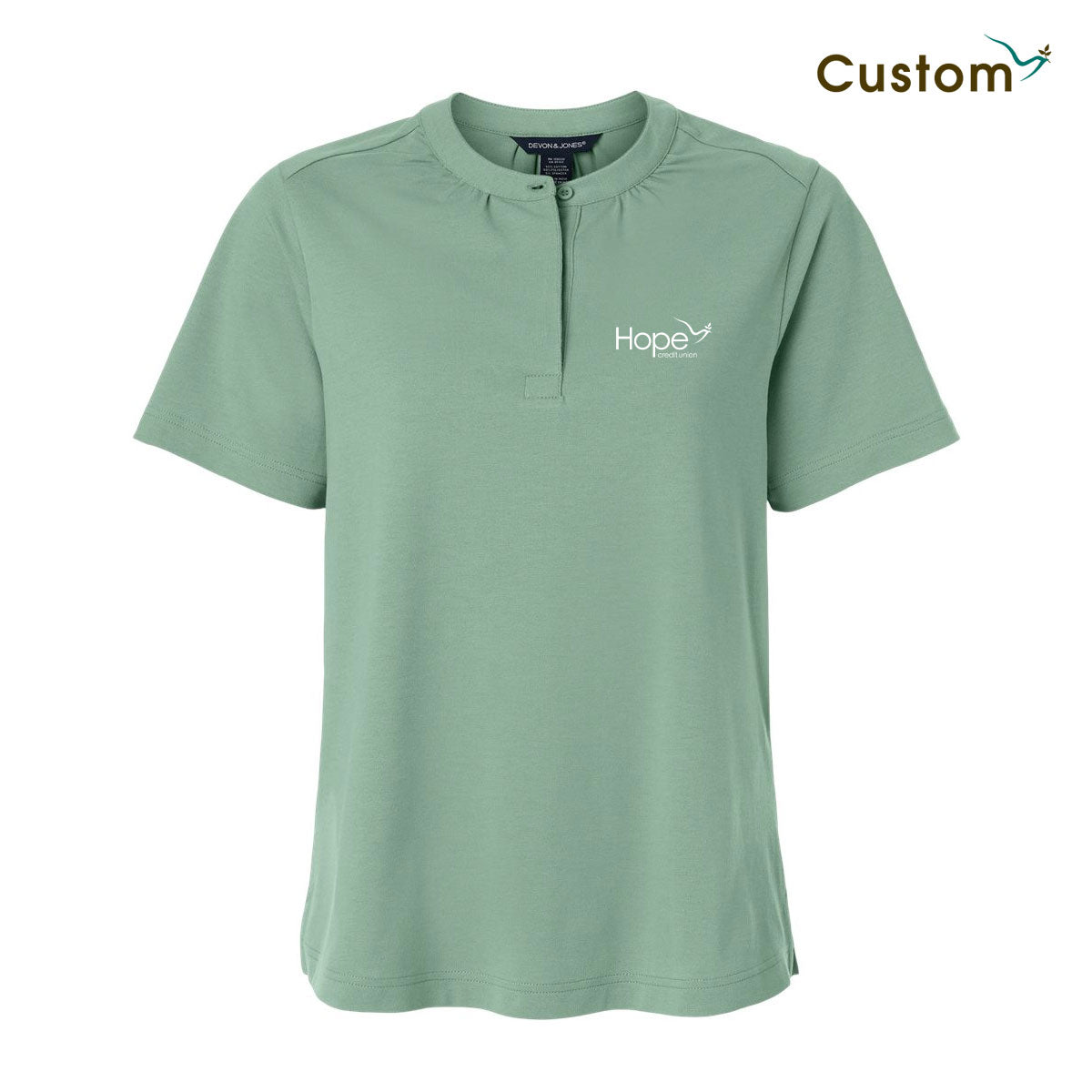 HOPE Women's Seaton Pebble Textured Polo